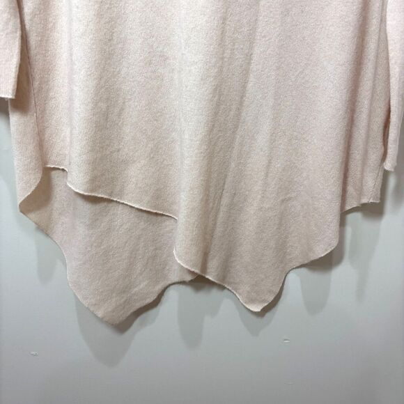 Joie Cream Ivory Cashmere Wool Sweater Tunic Women S Asymmetric Hem Relaxed Fit - Picture 4 of 11